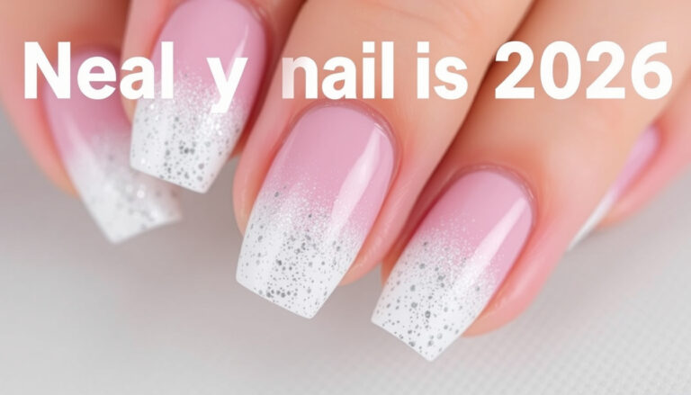 Weiß Verlauf Nägel mit Glitzer: Trend 2026 & Anleitung